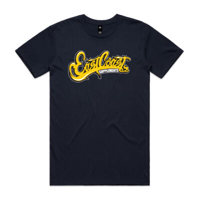 ECS Yellow Logo Staple Tee Thumbnail
