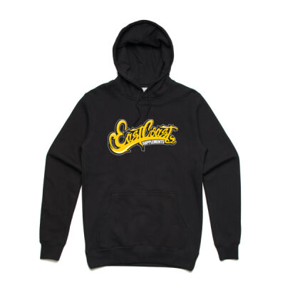 ECS Yellow Logo Stencil Hoodie Thumbnail